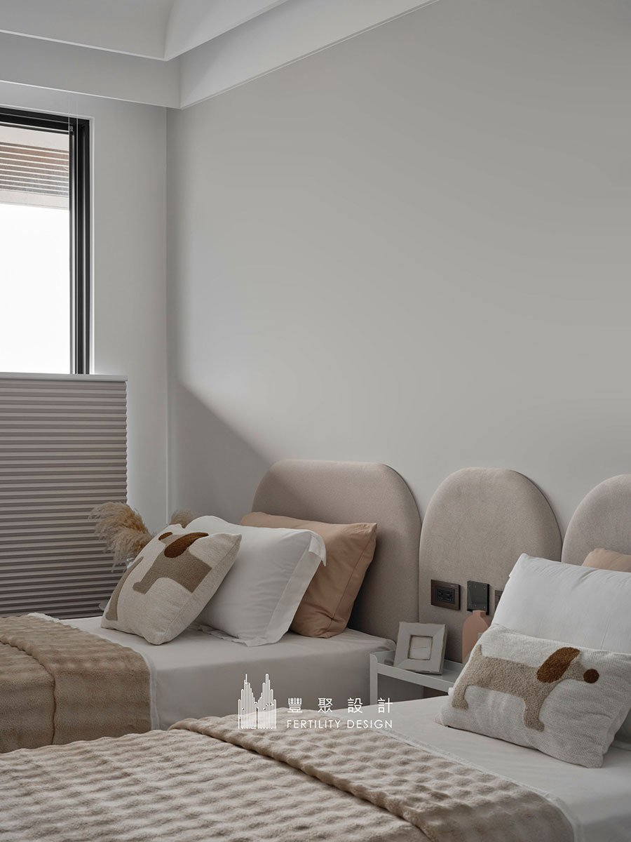 新竹室內設計-豪宅設計-女孩房設計-繃布