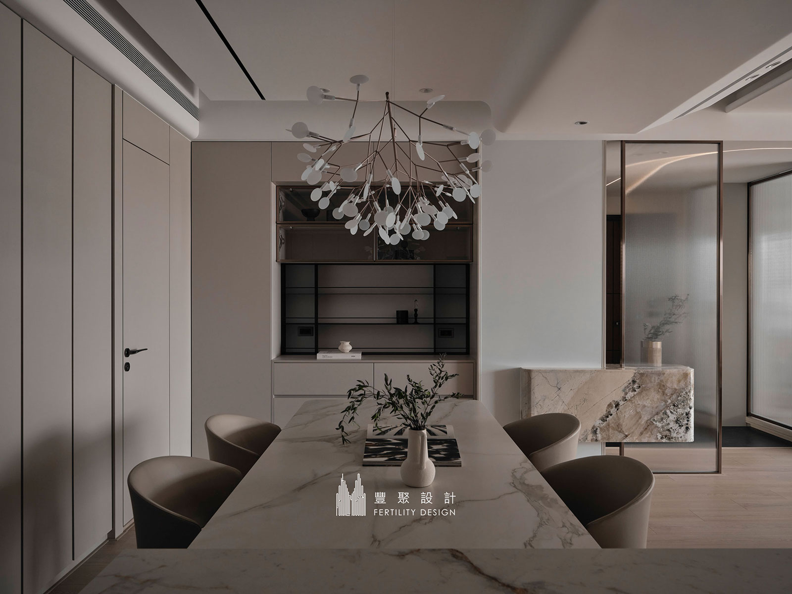 新竹室內設計-餐廳設計-餐廳吊燈