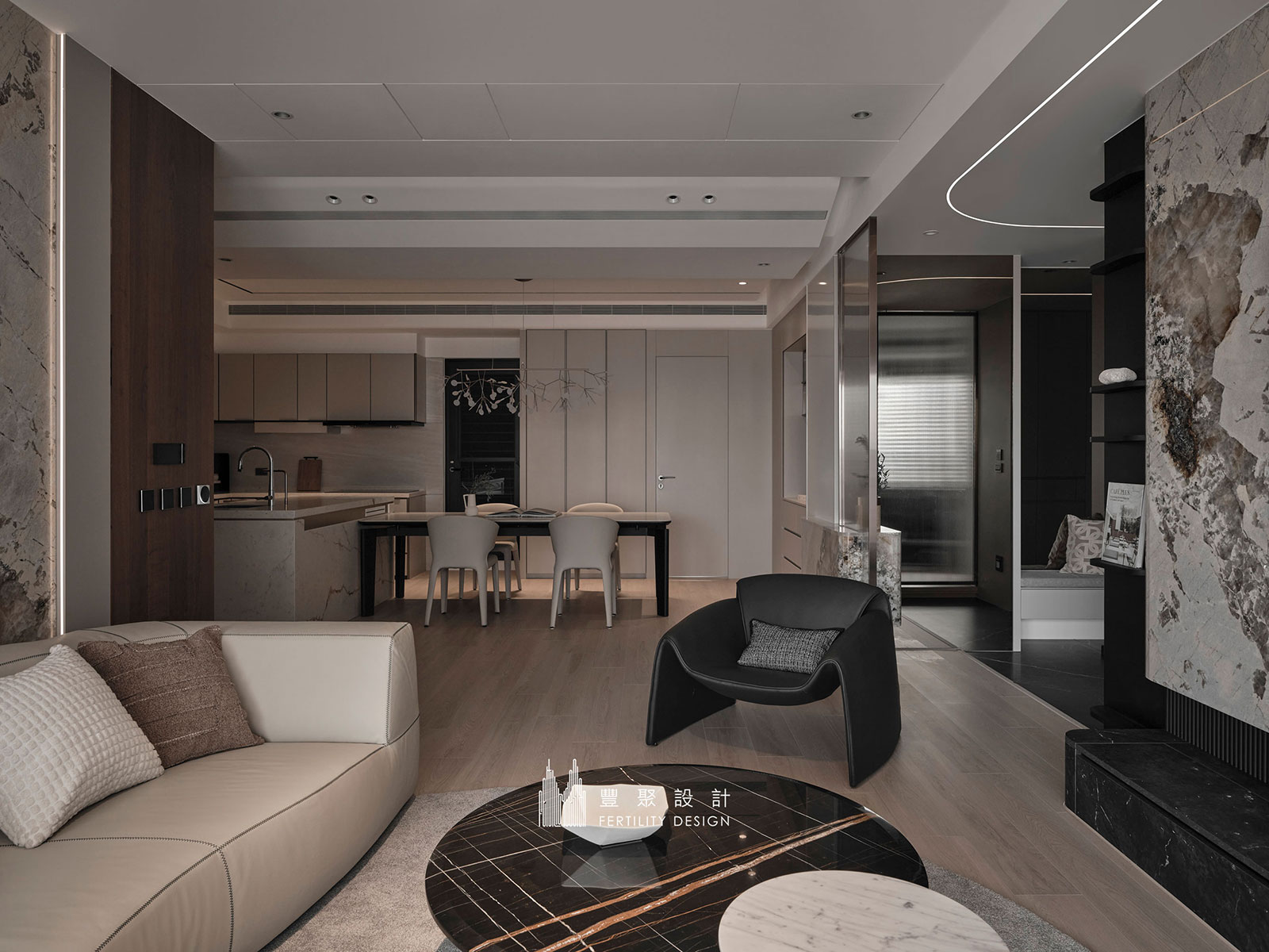 新竹室內設計-餐廳設計-餐廳吊燈03