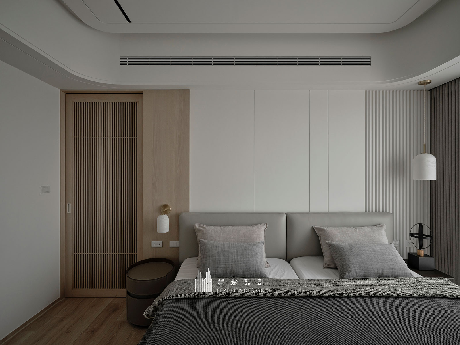 高雄大坪數住宅木質材質特寫，展現自然與質感