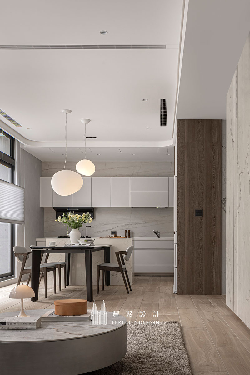 台中自地自建住宅室內設計 原地重建透天室內設計案例